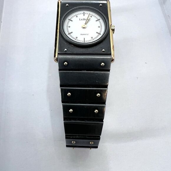 Vintage Le Roy - Baume & Mercier 8802 Ladies Quartz Tank Watch Series 2505562 main image 9